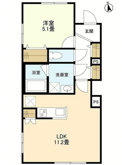 ウェルスクエアイズム文京小日向 201