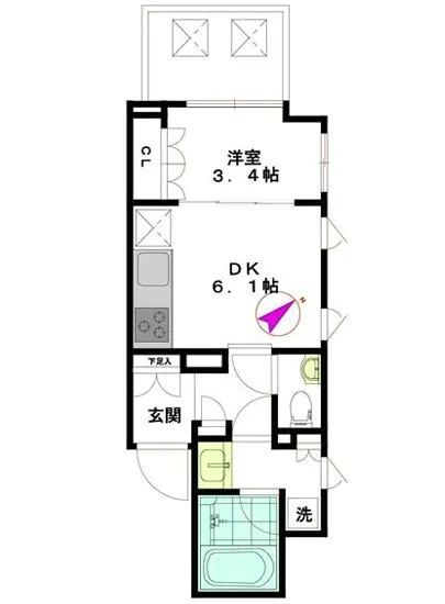 アトラス駒沢大学 201