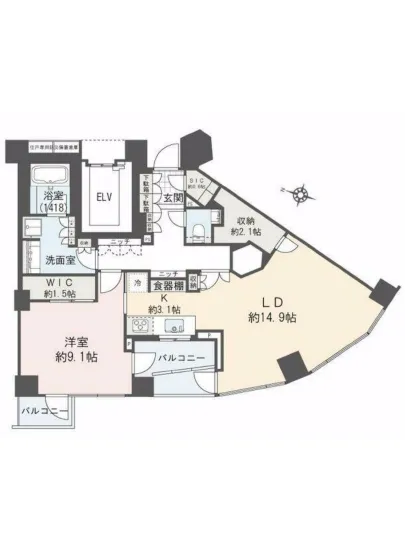 パークコート元麻布ヒルテラス 503