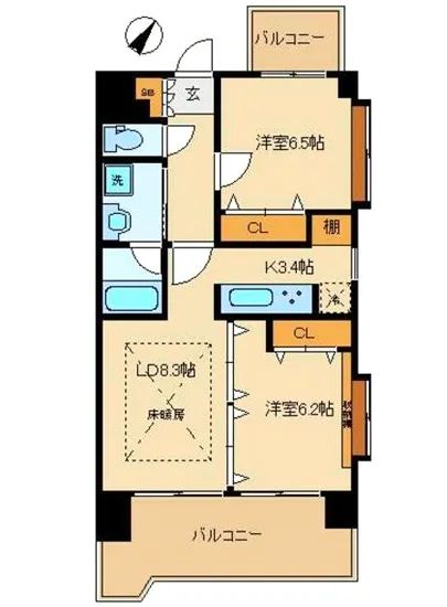 アイディーコート新宿西ディアナ 2F