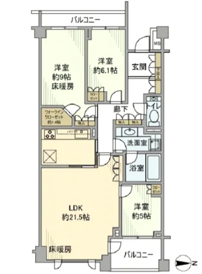 ロワプレイス島津山 303