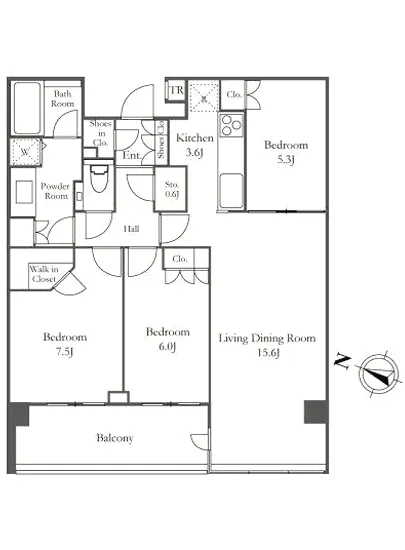 グランドヒルズ三軒茶屋ヒルトップガーデン 13F