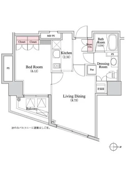 パークキューブ八丁堀 1005