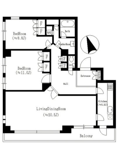 ル・カルム広尾 201