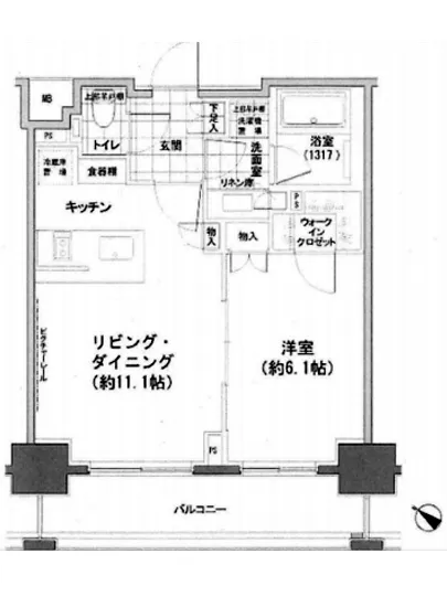 パークハビオ人形町 606