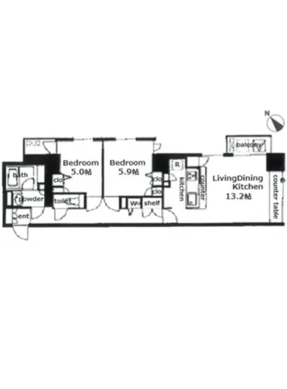 ムルーエ築地 401