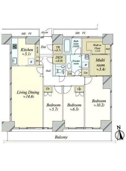 Wコンフォートタワーズウエスト 30F