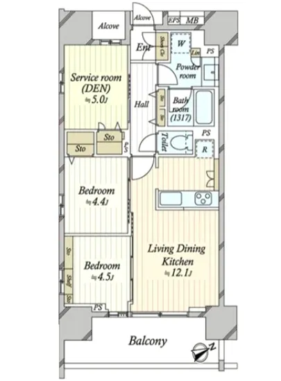 イニシア上野根岸 14F