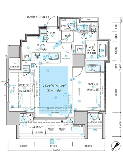 ディームス渋谷本町 1401