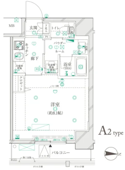 ヴァースクレイシア江戸川橋レーヴ 202