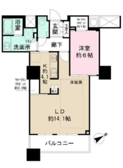 ザ・パークハウス西新宿タワー60 4514
