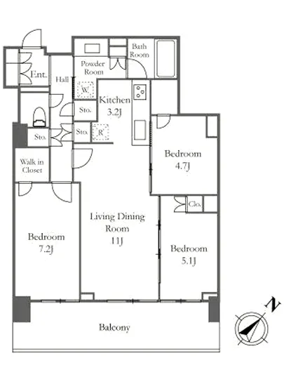 プラウドタワー東池袋 3F