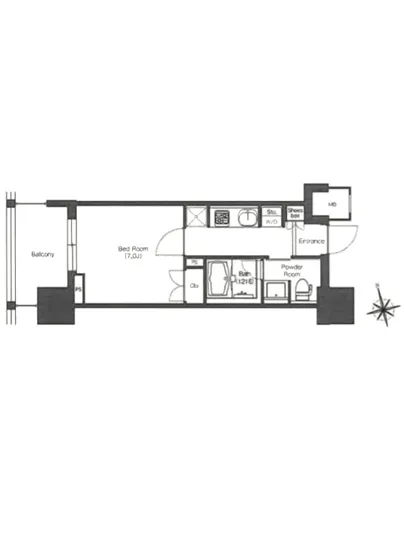 リーブルグラント西新宿 E-203
