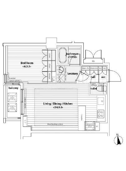 カスタリア麻布十番 205