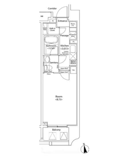 プライマル新宿若松町 909