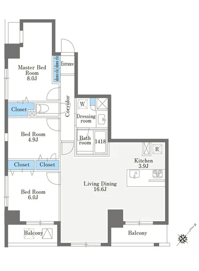 ロイジェント巣鴨ウエスト 401