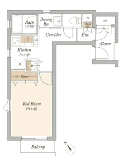 ライブカーサ代々木八幡 201