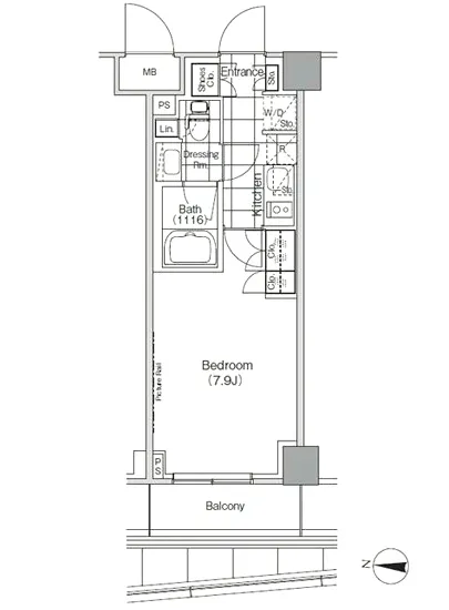 ザ・パークハビオ高円寺 504