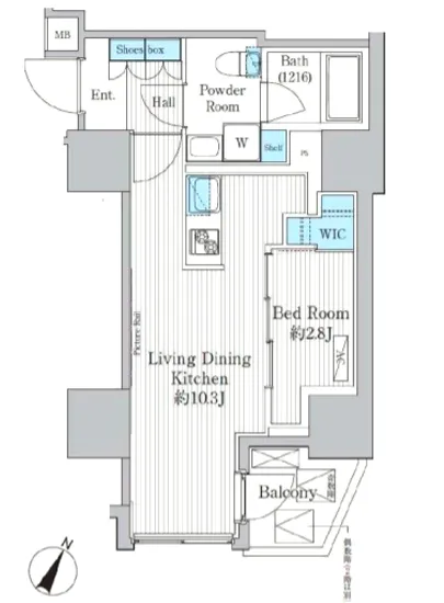 グランハイツ曙橋 1403