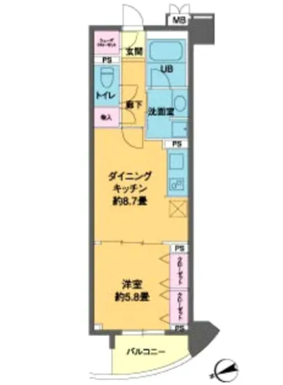 カスタリア池袋 405