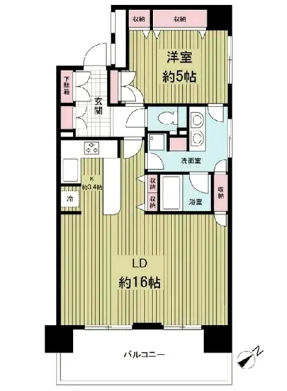 モアクレスト築地 1201