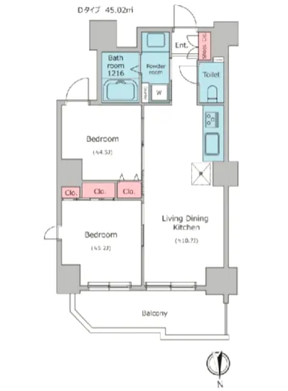 レジディア中野2 303