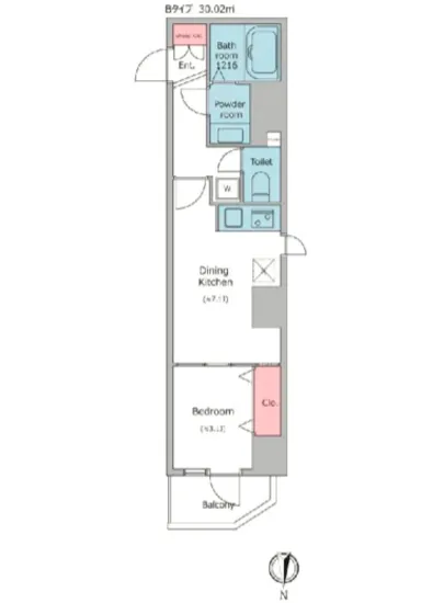 レジディア中野2 401