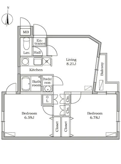 レジディア池上 A-302