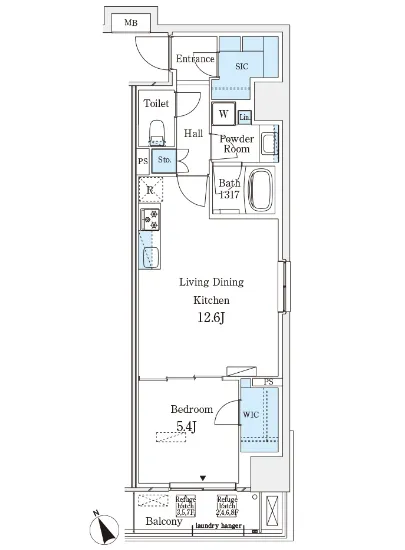 パークナードフィット南青山ガーデン 406