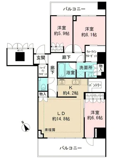 ザ・レジデンス四谷アベニュー 408