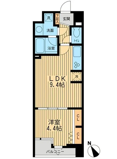 ザ・パームス代々木上原ヴェールテラス 102