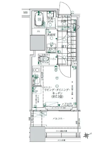 ローレルタワールネ浜松町 302