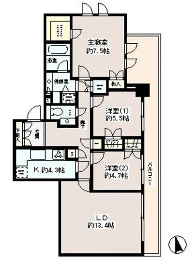 三田トラストスクエアレジデンス 1002