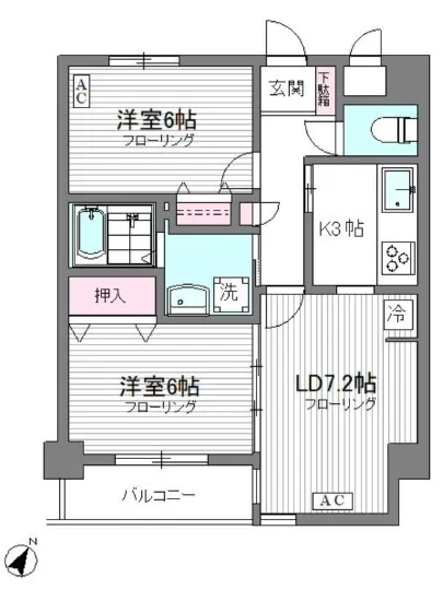 ヴィルヌーブ南麻布 202