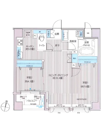 アンソレイエ飯田橋 302