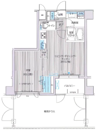 アンソレイエ飯田橋 103