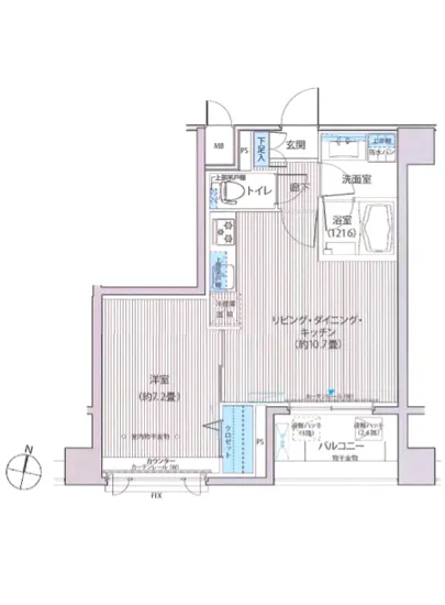 アンソレイエ飯田橋 403