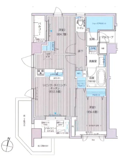 アンソレイエ飯田橋 205