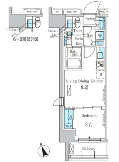 パークアクシス浅草レジデンス 811