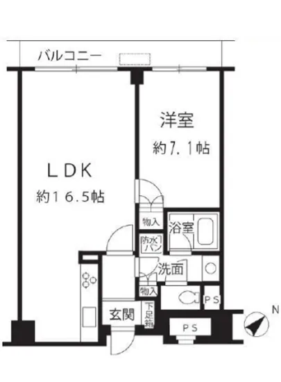 ルシマン月島 1104