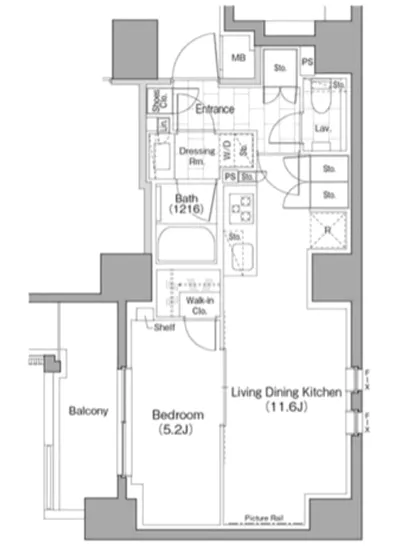 ザ・パークハビオ浅草駒形 601