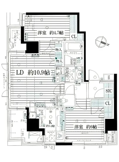 パークホームズ新宿若松町 504