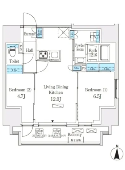 エスタート入谷2 801