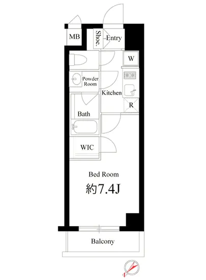 ハーモニーレジデンス新宿イースト 702