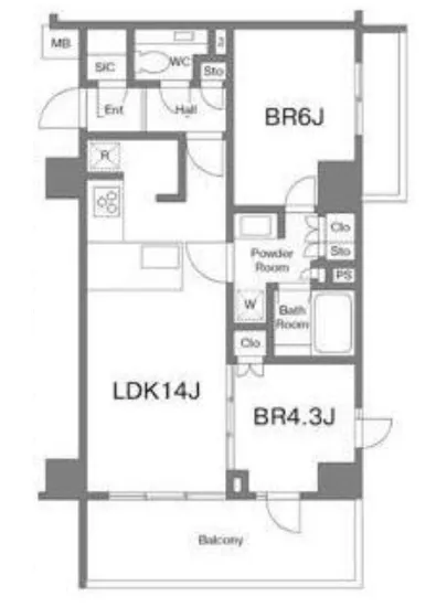 オープンレジデンシア青山ザ・ハウス 4F