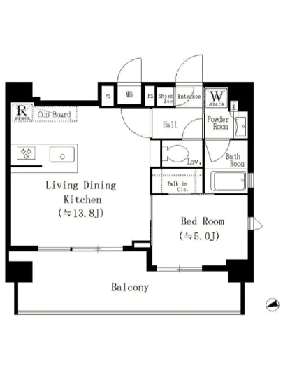 アジールコート桜上水 801