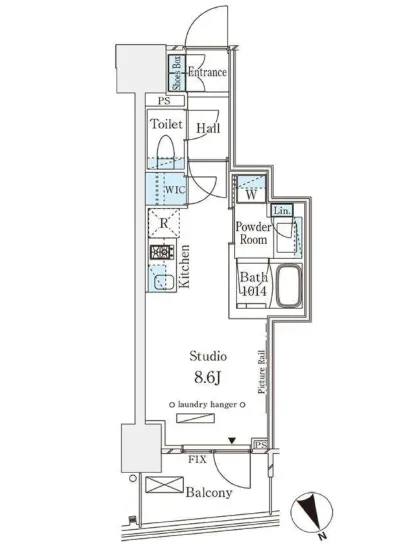パークナードフィット南青山ヴィスタ 1203