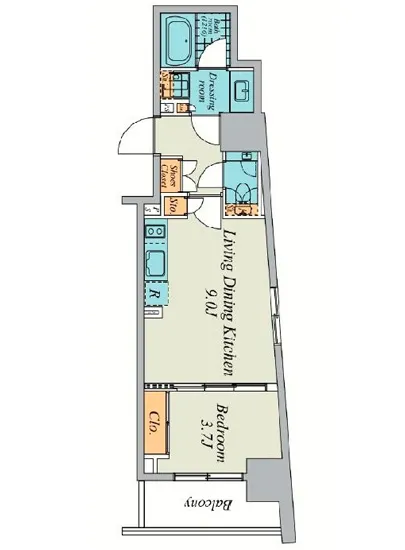 クレストコート広尾 1002