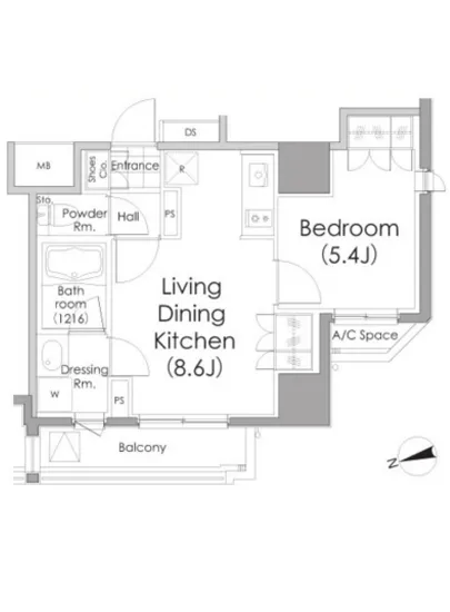 パークハビオ戸越 102