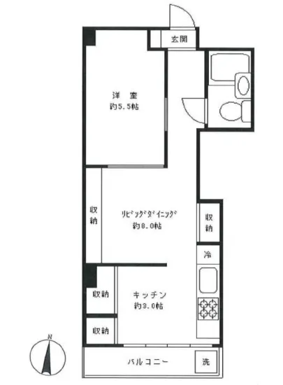 麻布霞町マンション 6F
